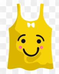 Sleeveless Undershirt Vest Smile Flat - Transparent Png Camiseta Sem Manga Desenho Png Emoji,Underwear Emoticon