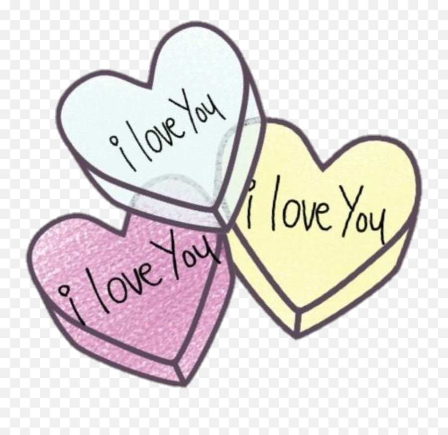I Love You Ily Iloveyou Hearts Sticker By Rileyy - Png Tumblr Transparent Love Emoji,Surrounded By Hearts Emoji