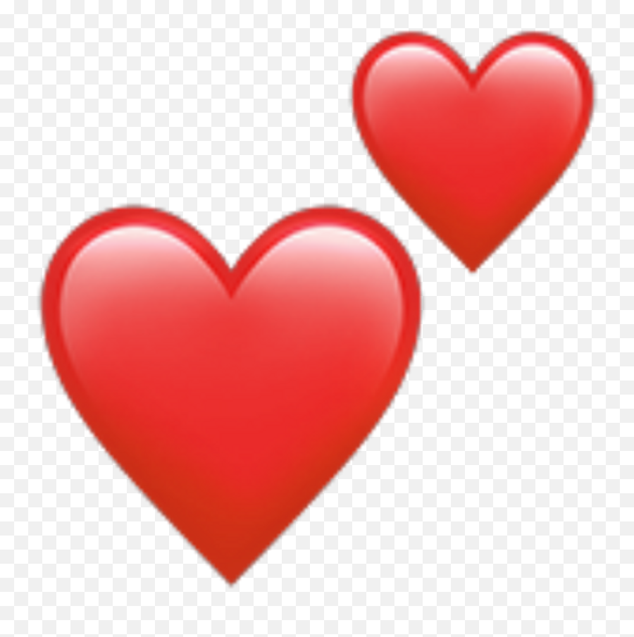Apple Heart Emoji Png Transparent Png - Transparent Heart Emoji Png,Red Button Emoji