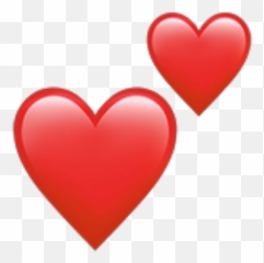 Apple Heart Emoji Png Transparent Png - Transparent Heart Emoji Png,Red Button Emoji