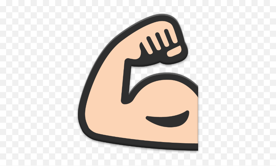 Download Free Emoticon Fonts Emojipedia Noto Arm Emoji Icon - Arm Muscles Emoji,Zip Mouth Emoji
