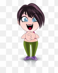 Girls Sp Emoji Stickers - Fictional Character,Pothead Emoji