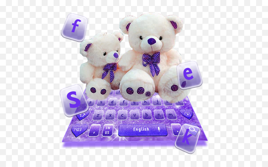 Cute Teddy Bear Keyboard Theme - Best Image Of Teddy Bear Emoji,Teddy Bear Emoji