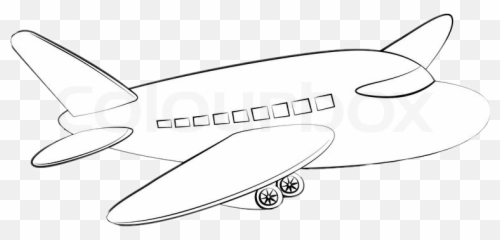Popular And Trending Planes Stickers - Aircraft Emoji,Aviation Themed Emojis Lineart