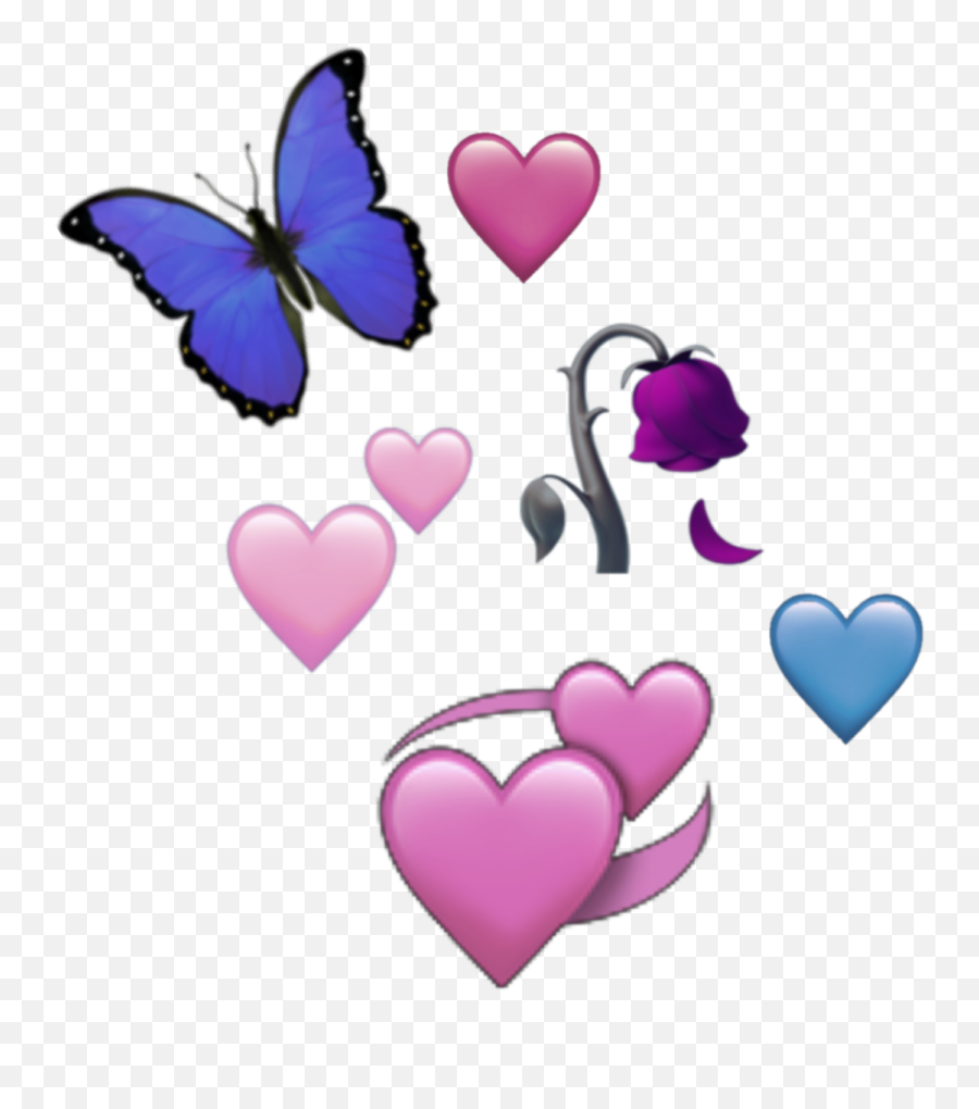 Milukyun Iphone Sticker - Picsart Broken Heart Text Png Emoji,Iphone Emojis Rose