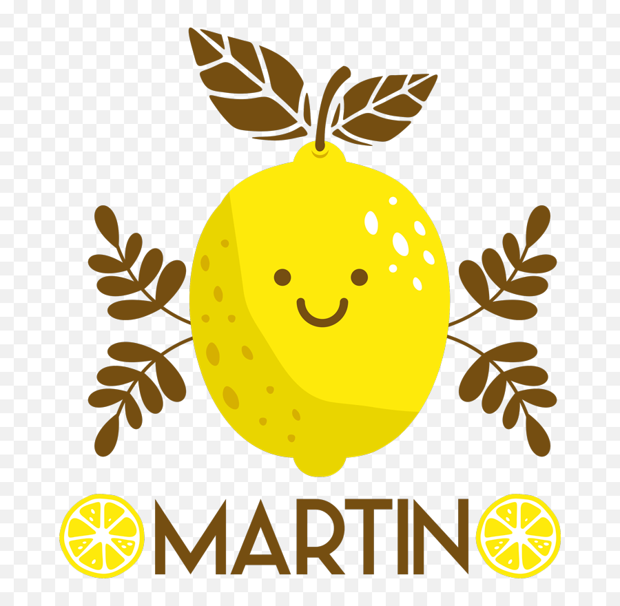 Smiling Lemons Citrus Fruit Wall Decal - Lemon Emoji,Shamrock Emoticon
