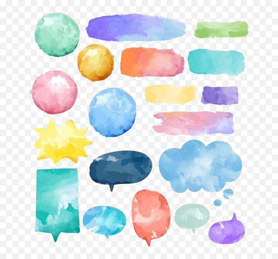 Acuarela Fondos Acuarela Circulos - Watercolor Painting Emoji,Acuarela Emojis