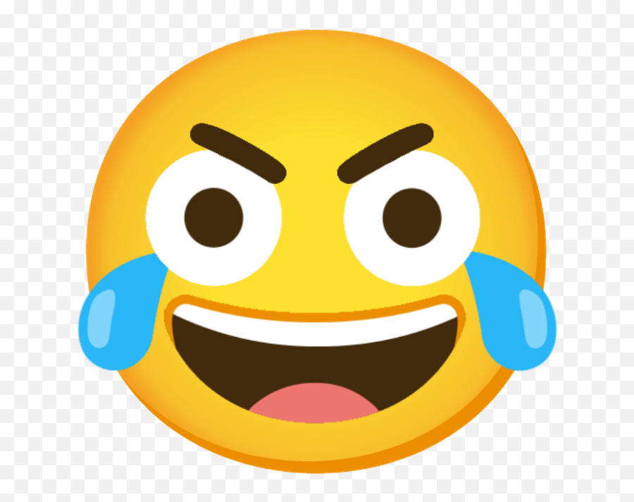 Open Eyed Laughing Crying Emoji Out - Cara De Risa,Laugh Cry Emoji