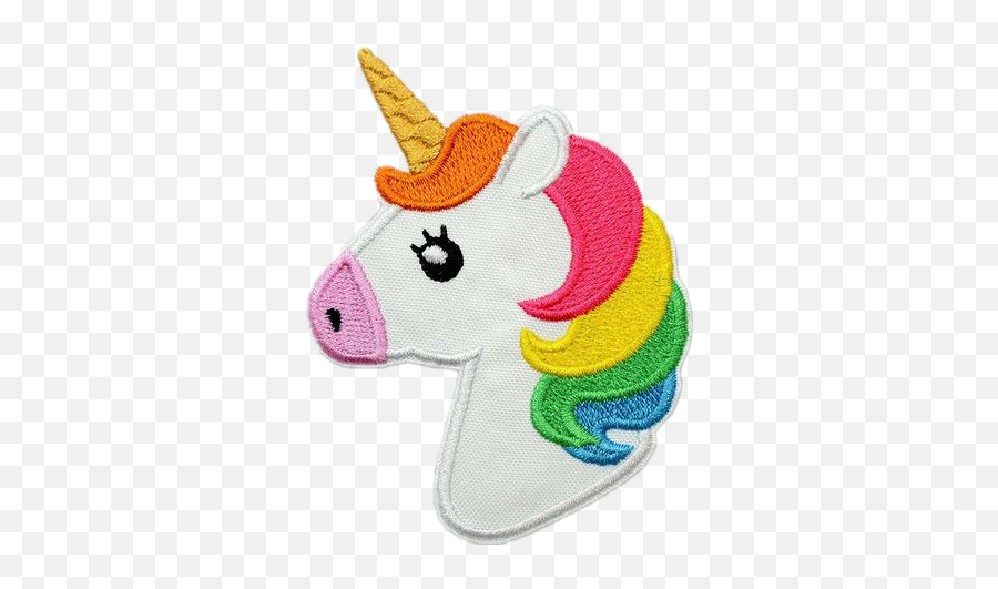 Unicorn Emoji Patch Sticker - Unicorn Embroidered Patch,Emoji Embroidered Patch