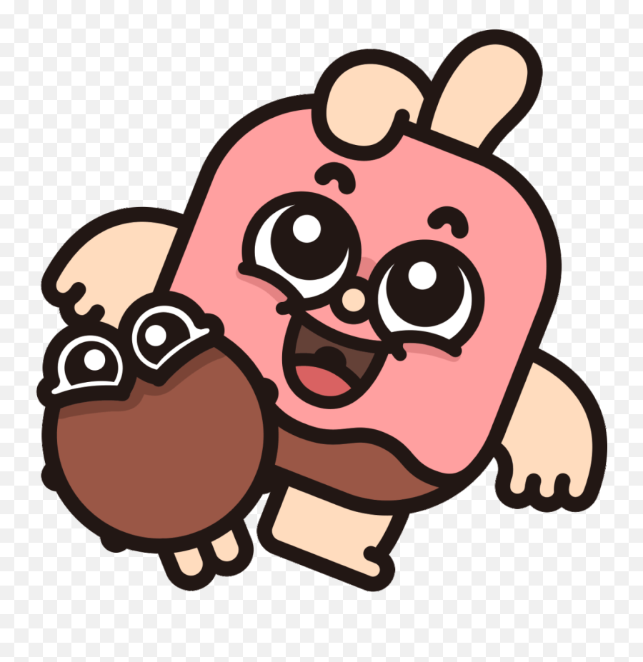 Choco Bunny U0026 Coco On Behance - Choco Bunny Coco Emoji,Bunny Emoticon
