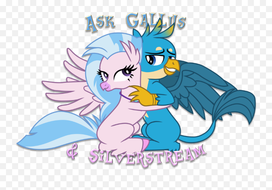 Ask Gallus And Silverstream Closed - Ask A Pony Mlp Forums Mlp Gallus X Silverstream Emoji,Birb Emoji