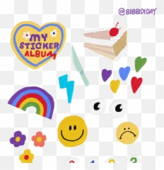 Transparent Kidcore Stickers Emoji,Korean Uwu Emoticon