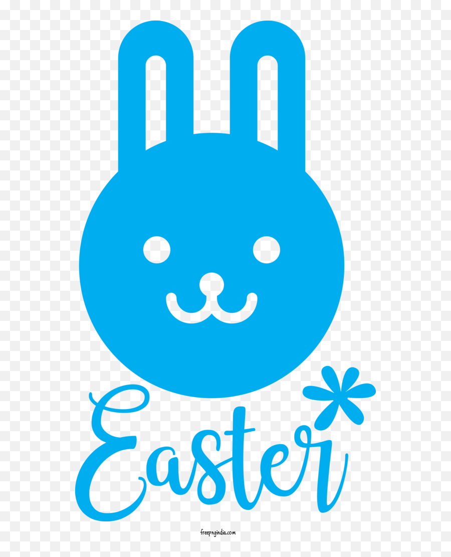 Easter Day Turquoise Azure Line For Happy Easter Day - Happy Dot Emoji,Easter Rabbit Emoticon