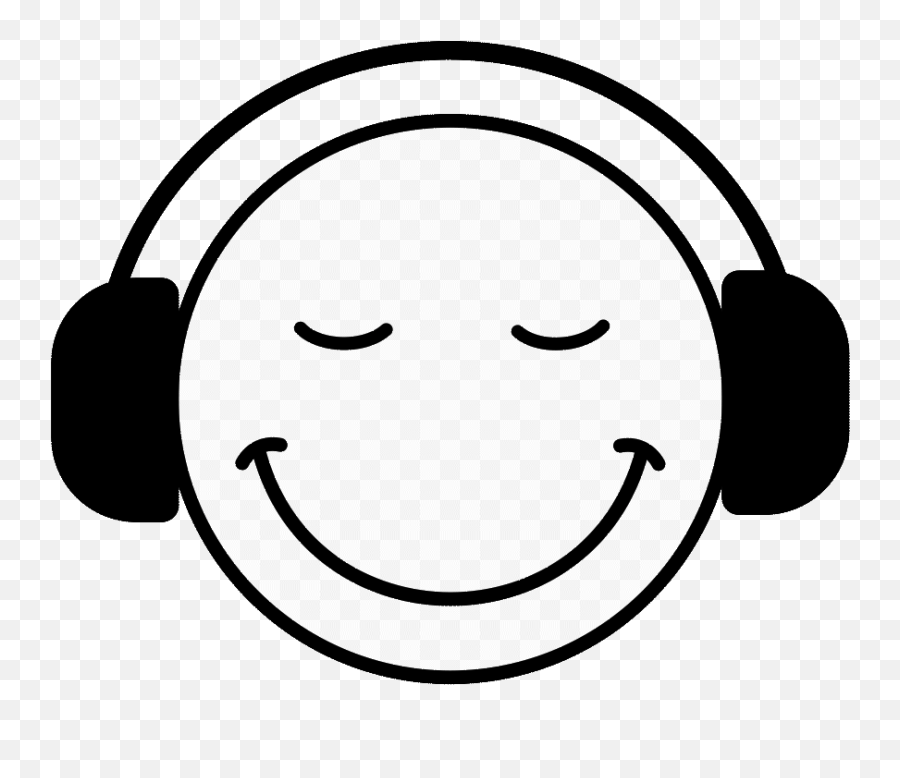 How To Meditate Video Meditation Sounds U0026 Steps Online - Smiley With Headphones Black White Emoji,Brain Emoticon