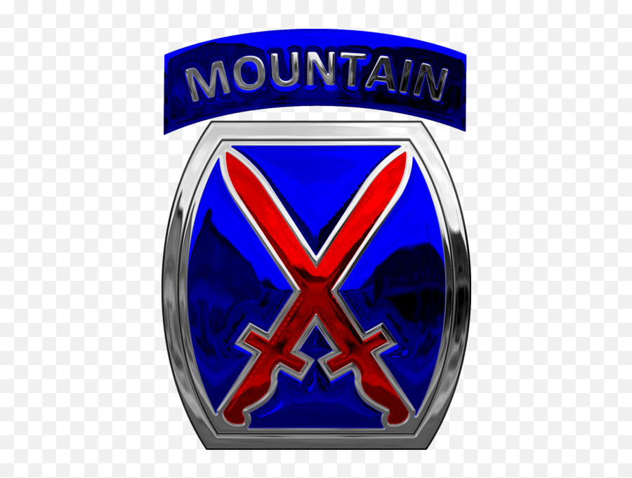 Chrome 10th Mountain Division Logo Psd Official Psds - 10th Mountain Division Logo Emoji,Emoji Mountain Mountain