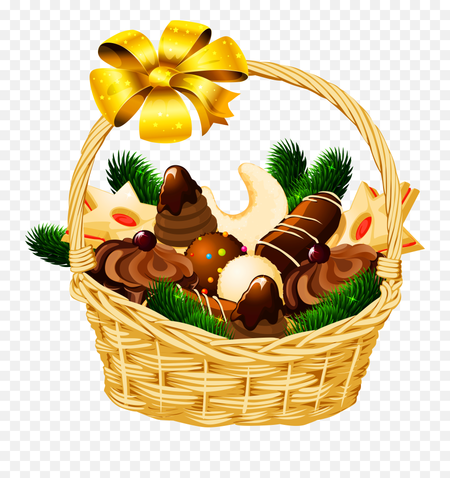 Basket Raffle Basket Clipart Christmas - Christmas Basket Clip Art Emoji,Easter Basket Emoji