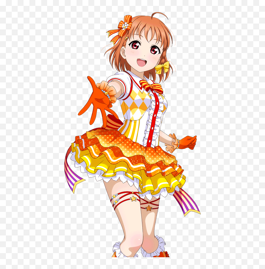 Pin On Chika Takami Render - Love Live School Idol Chika Emoji,Thinking Emoji Mari Ohara