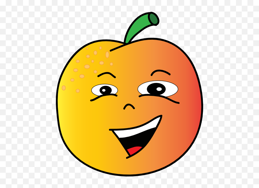 Peach Clipart I2clipart Royalty Free - Peach With Face Png Emoji,Peach Emoticon Facebook