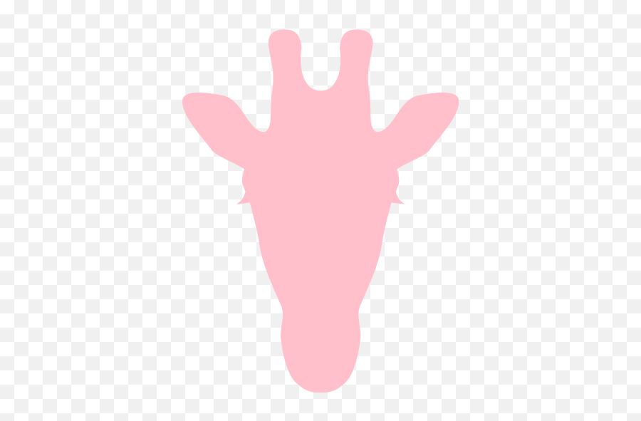 Pink Giraffe Icon - Bovinae Emoji,Giraffe Emoticon