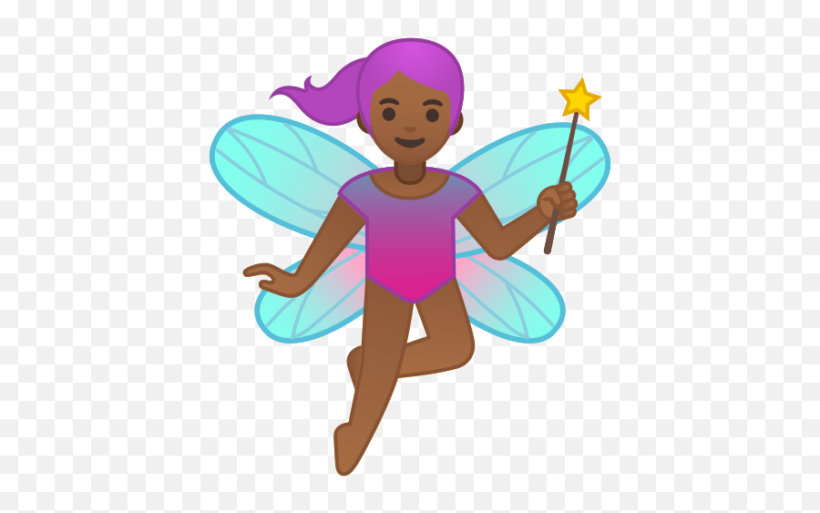 U200d Woman Fairy Medium - Dark Skin Tone Emoji,Emoji Myself On S 10