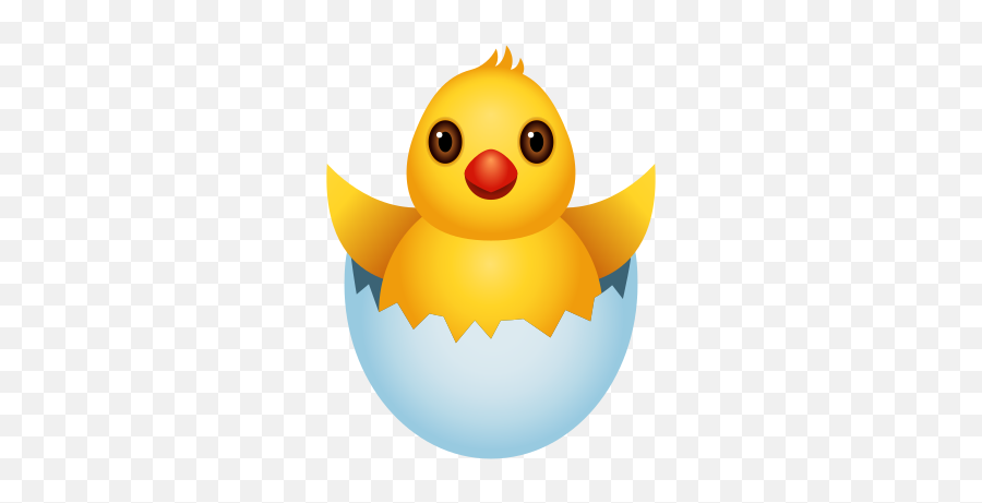 Hatching Chick Icon - Emoji Küken,Hatching Chick Emoji