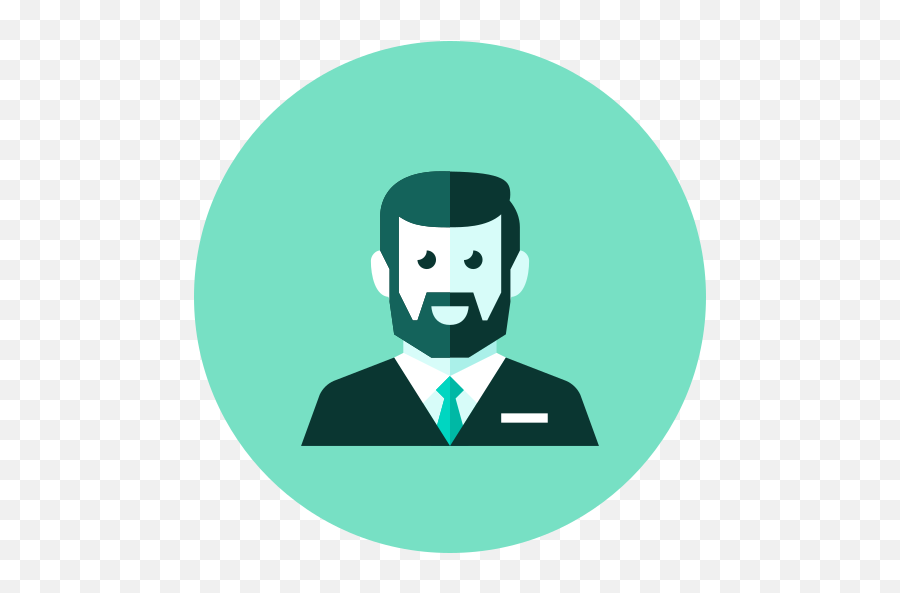 Boss Business Man Beard People Person Free Icon Of Emoji,Emoticon Beard 128x128