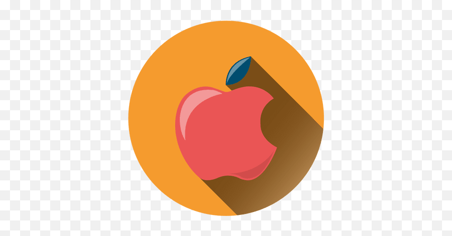 Apple Drop Shadow Circle Icon Transparent Png U0026 Svg Vector Emoji,Apple Food Emojis Psd