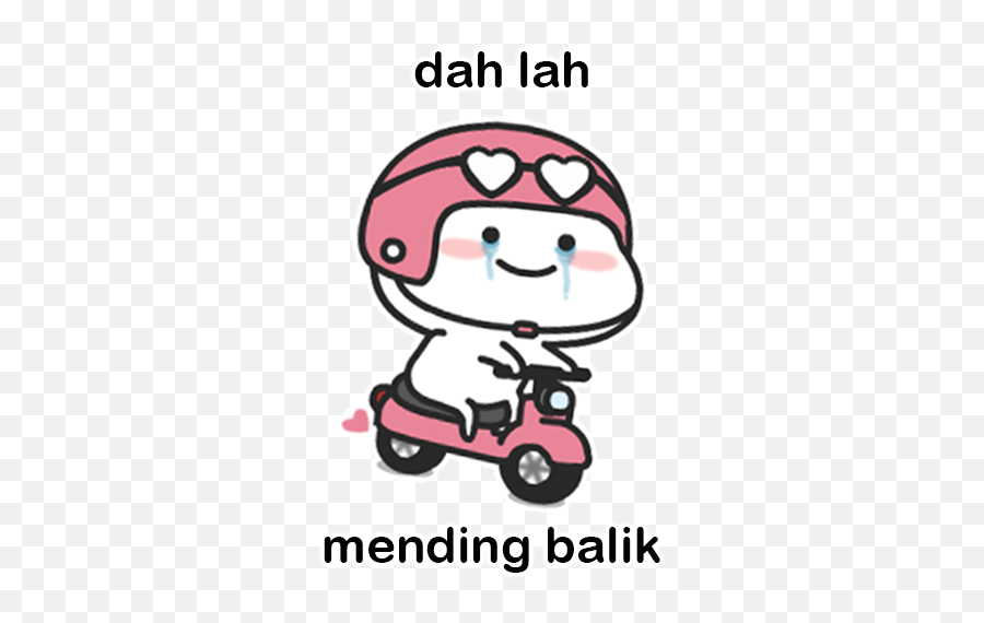 290 Ide Stiker Pentol Whatsapp - Stiker Pentol Naik Motor Emoji,Kode Emoji Cartoon