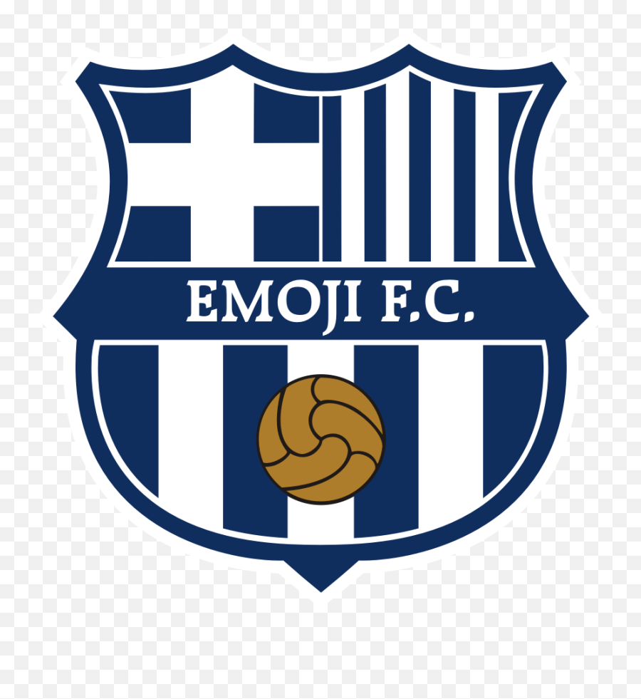Emoji Fc Santos Shirtshort Set - Fc Barcelona Gold Logo,Shorts Emoji