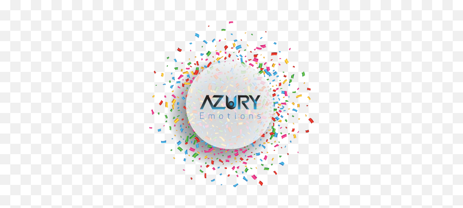 Azury Marketing Software House - Transparent Confetti Logo Emoji,Emotions Market