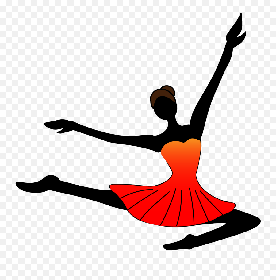 Black Contemporary Dancing Girl Clipart - Background Contemporary Dance Cartoon Emoji,Woman Dancing Emoji