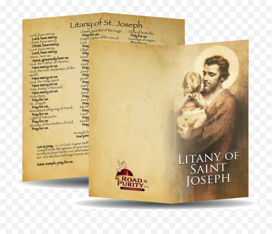 Litany Of Saint Joseph - St Joseph Holy Cards With Litany To St Joseph Emoji,God Prayer Emotion Cs Lewis