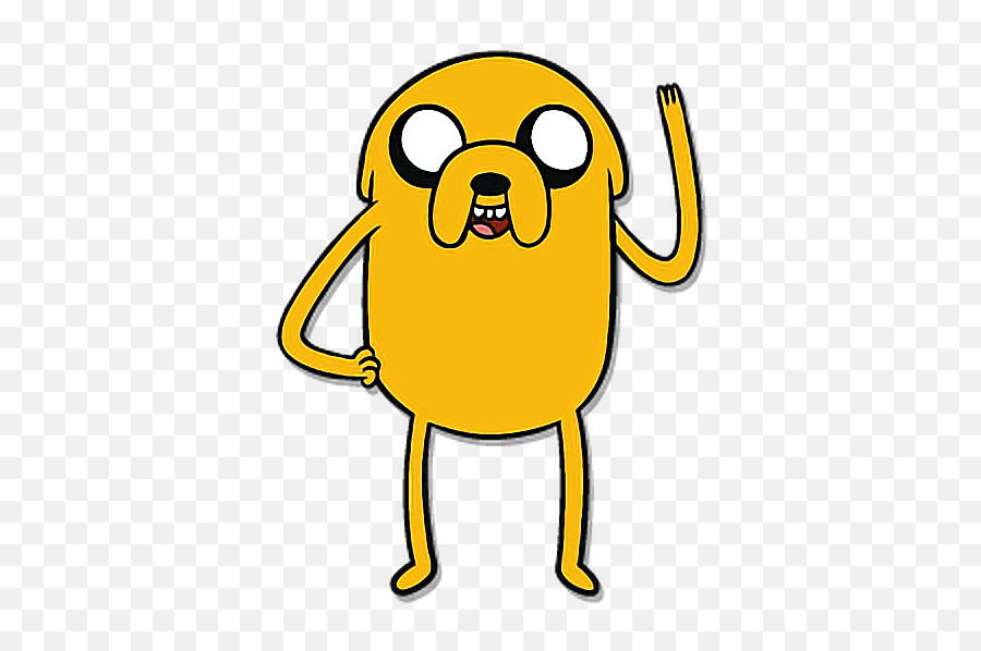 Jake Dog Sticker By María Jesús Rojo Alonso - Transparent Adventure Time Jake Emoji,Jake The Dog Emoji