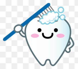 Tooth With A Face And Toothbrush Clipart Free Download - Tooth And Toothbrush Clipart Emoji,Download Toothpaste Emoticon