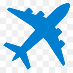 Jet Silhouette Png - Airplane Clipart Emoji,Emoji Luggage For An Airplane