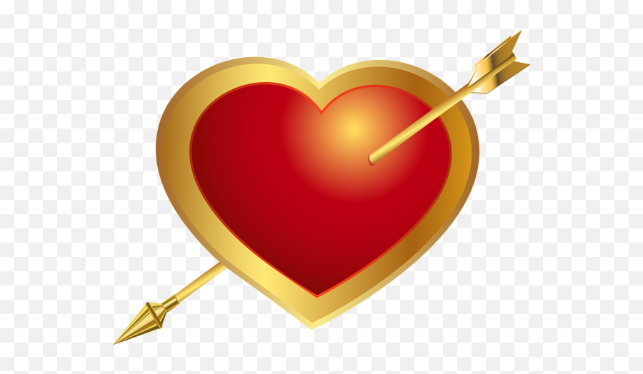 Heart Png Hd U2013 Png Lux - Love Heart With Arrow Png Emoji,Lovew Emoji Outline