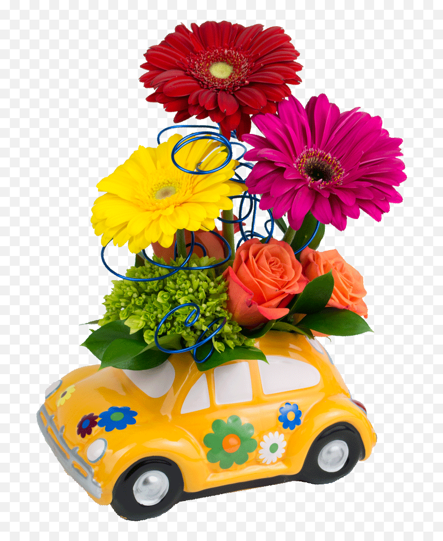 Flower Power Bug Bouquet - Happy Emoji,Bouquet Of Flowers Emoticon