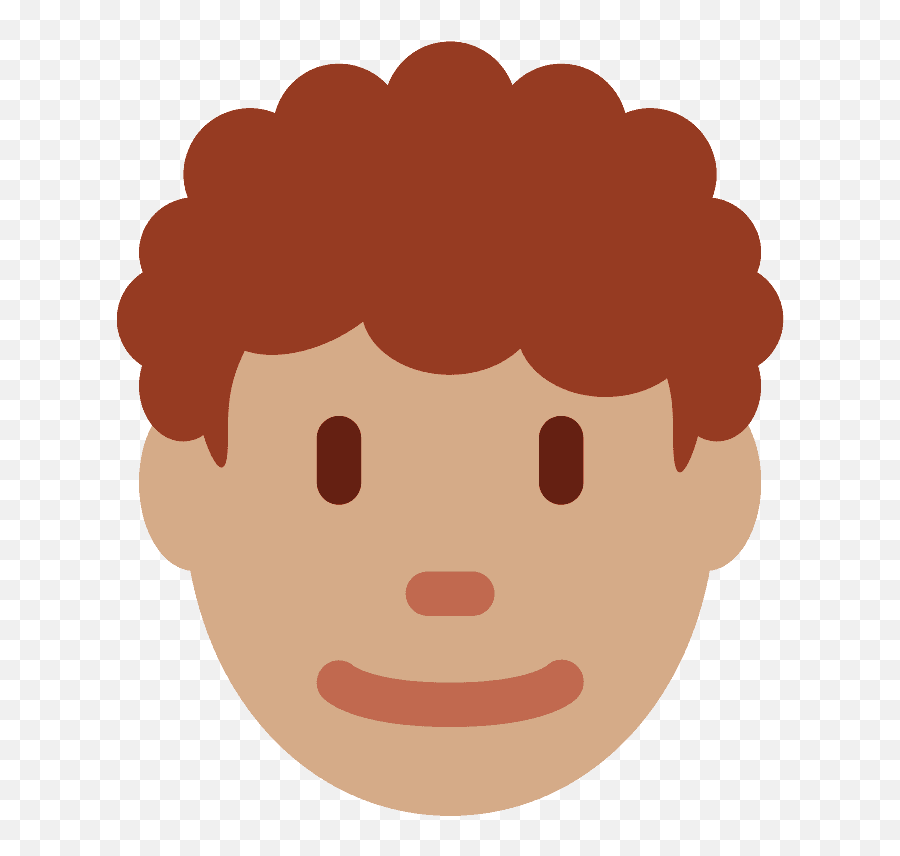 Curly Hair Emoji Png - Novocomtop Hombre Cabello Rizado Dibujo,Redhead Iphone Emoji