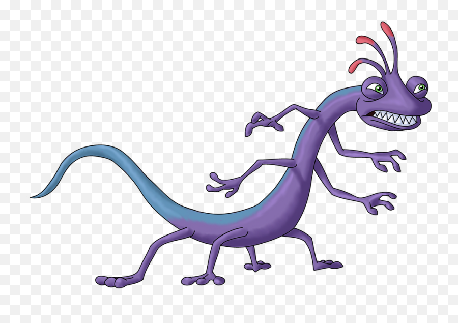 Monsters Inc Purple Lizard Png Image - Disney Herois Battle Mode Emoji,Purple Monster Emoji Transparent Background