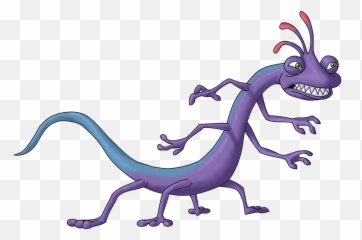 Monsters Inc Purple Lizard Png Image - Disney Herois Battle Mode Emoji,Purple Monster Emoji Transparent Background