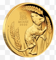 Year Of The Mouse - 14 Oz Emkcom 2 Oz Gold Lunar Emoji,Emoticons Not Mause