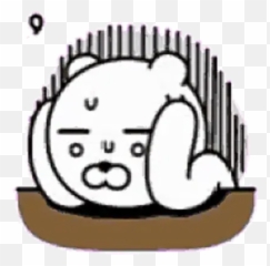 Kakao Friends - Stressed Ryan Kakao Emoji,Mad Kakao Emoticon