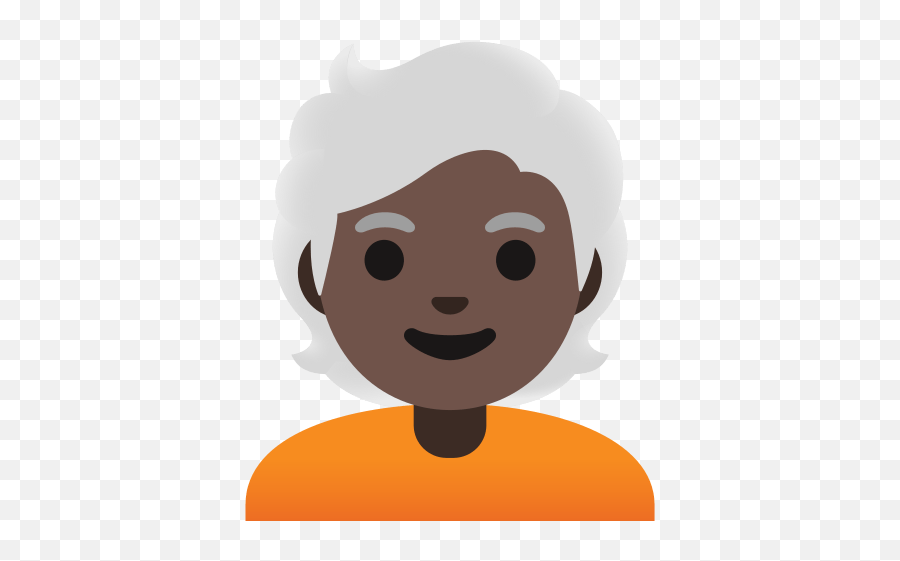 Carnagione Scura E Capelli Bianchi - Human Skin Color Emoji,Emoticon Gesto Ombrello