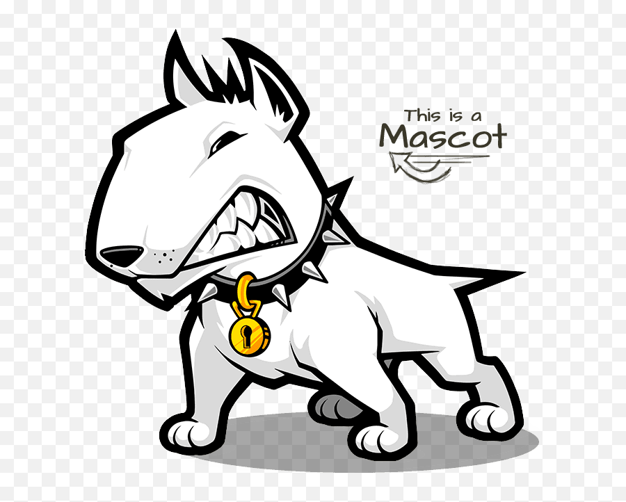 Cartoon Logo Design For Fun Brands Sosfactory - Logos De Bull Terrier Emoji,Bull Terrier Emoticons