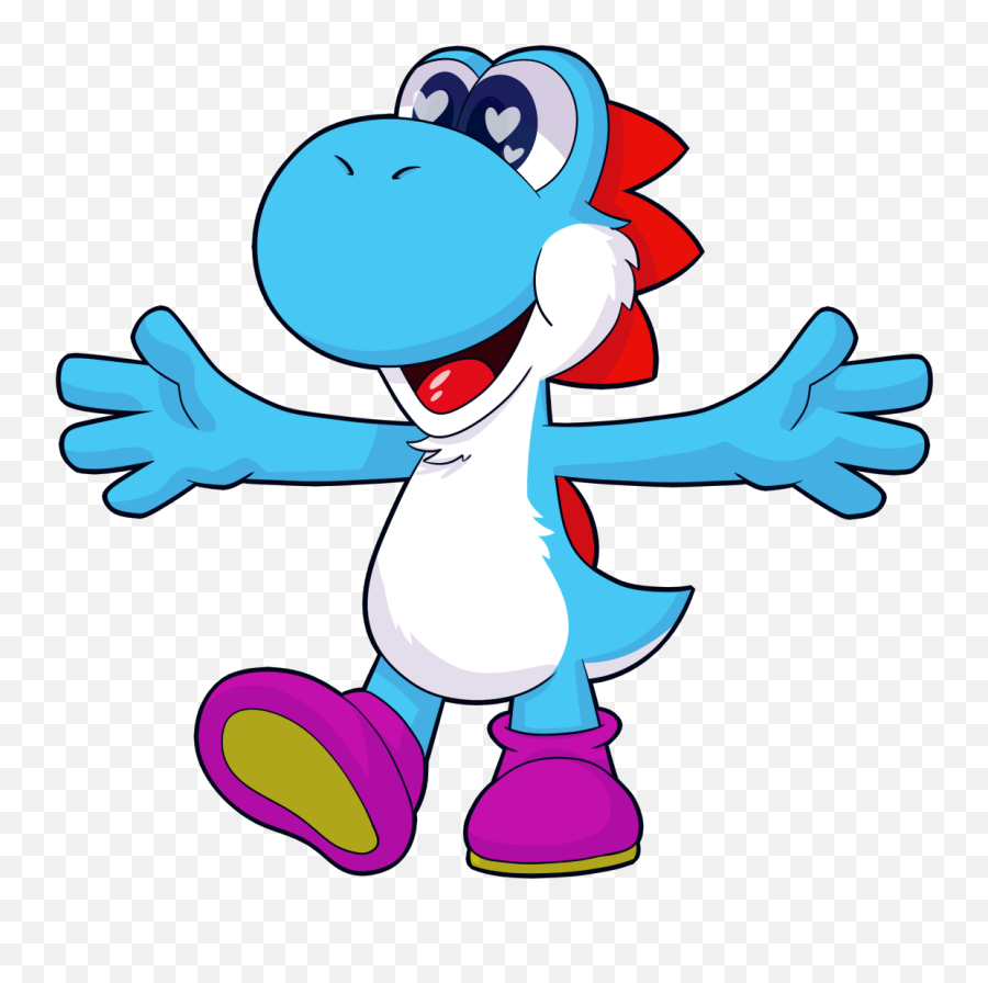 C Fluffy Yoshi Hugs Clipart - Full Size Clipart 2883650 Yoshi Hugs Emoji,Emojis Gumball The Bros