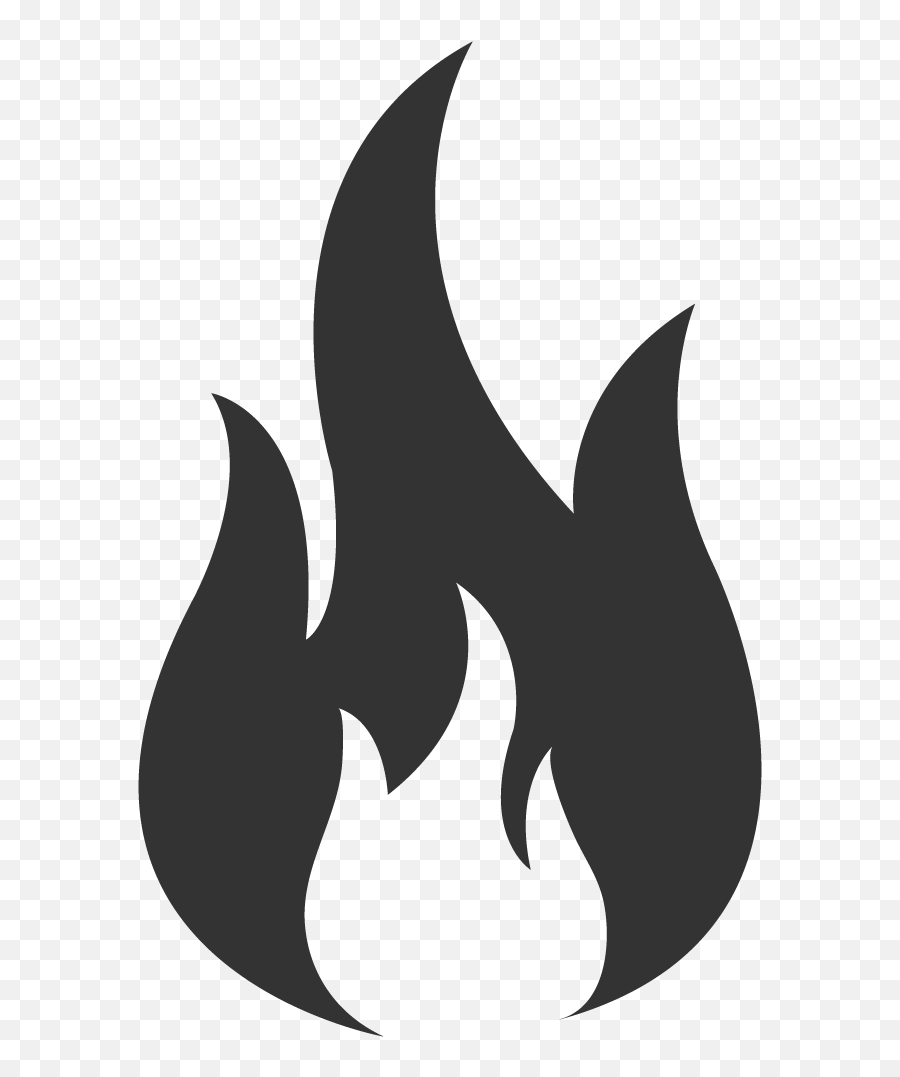 Icon Fire 346986 - Free Icons Library Fire Logo Black And White Emoji,Flame Emoji