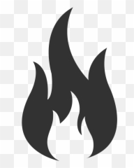 Icon Fire 346986 - Free Icons Library Fire Logo Black And White Emoji,Flame Emoji