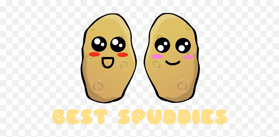 Best Spuddies Cute Potato Pun Yoga Mat For Sale By Dogboo Emoji,Kawaii Potato Emoticon