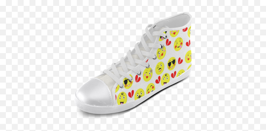 Emoji Fashion Cute Patterned Shoes High - Plimsoll,Emoji High Top Sneakers