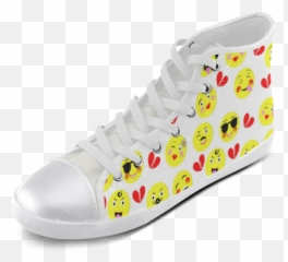 Emoji Fashion Cute Patterned Shoes High - Plimsoll,Emoji High Top Sneakers